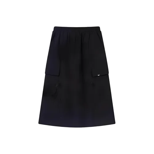 361° Sports Life Collection Повседневный Длинный Юбка Женские Супер-черный