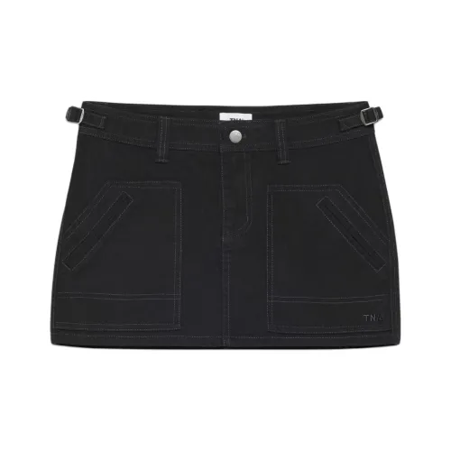 Aritzia TNA Rossi Карго Юбка Короткая Карго Юбка Женская Черная