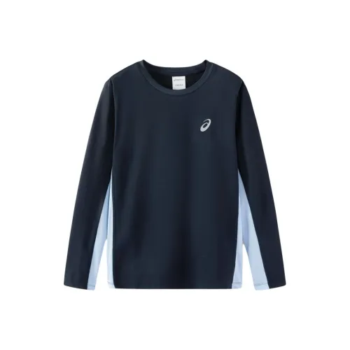 Asics T-Shirt Sports Performance Темно-синий Подростки