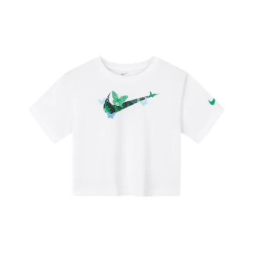nike T-рубашка Чисто белый для детей 3-7 лет
