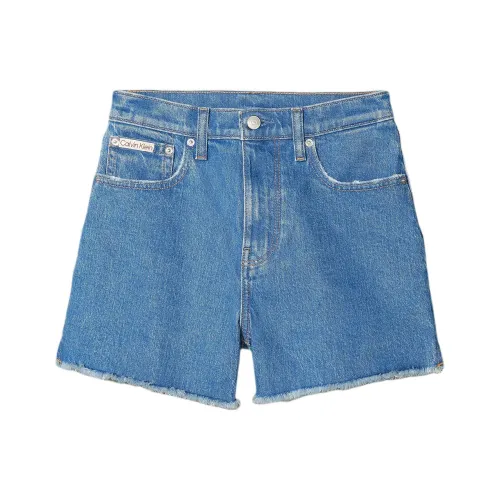 Calvin Klein Джинсовые шорты Женские Blue