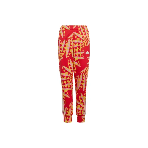 Adidas x FARM RIO Брюки Томат Красный Мел Белый Подростки