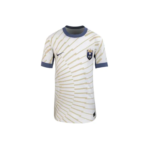 nike NWSLDri Форма T Рубашка Белый цвет вершины Команда Золотой Подростки