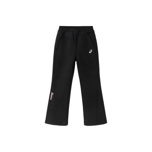 Asics Urban Light Trend Вязаные Тренировочные Штаны Черные Подростки