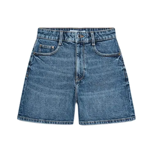 ZARA Синие Женские Джинсовые Шорты