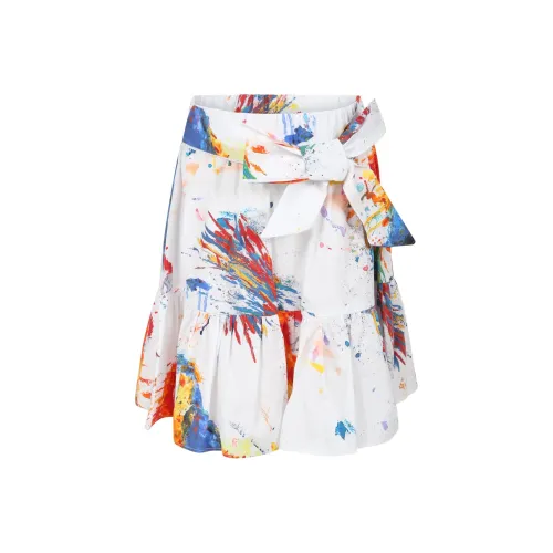 MSGM Умеренный Юбка Лето Детский Белый