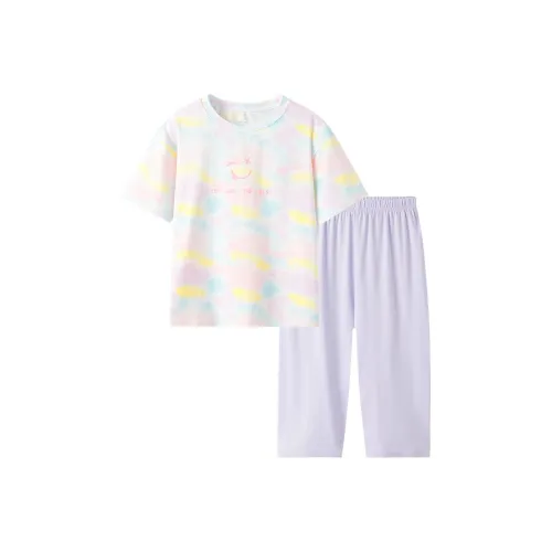 YeeHoO Пижамный комплект фиолетовый для подростков