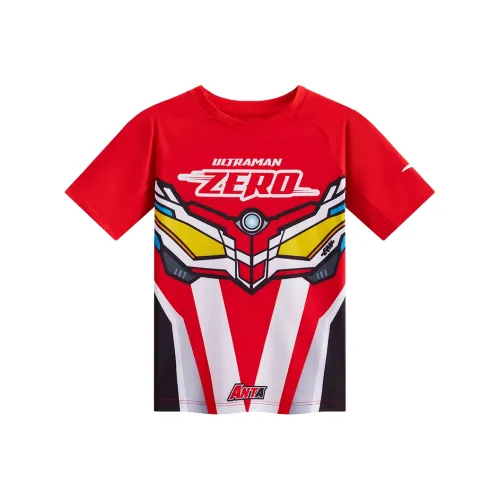 Antakids x Ultraman Совместное издание Футболка Термическая Красная Дети Возраст 3-7 лет