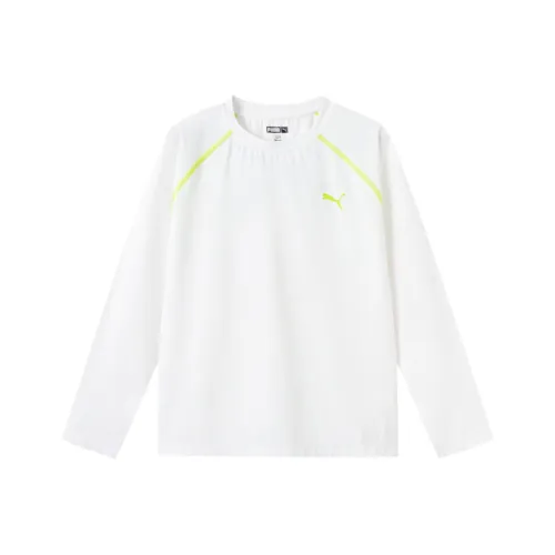 PUMA Sportstyle Collection PERFORMANCE T-Shirt Натуральный Белый Детский