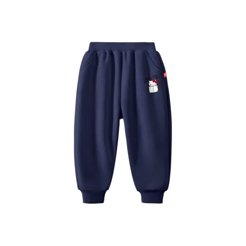 Детские тренировочные штаны Hello Kitty вязаные