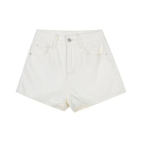 XINBANGBANG Джинсовые шорты Женские Абрикос
