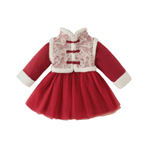 JELLYBABY Ханьфу Красный для детей в возрасте 3-7 лет