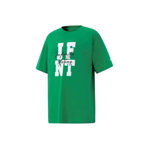 LINING YOUNG Баскетбольная футболка Малиновый Фруктовый Зеленый Детская