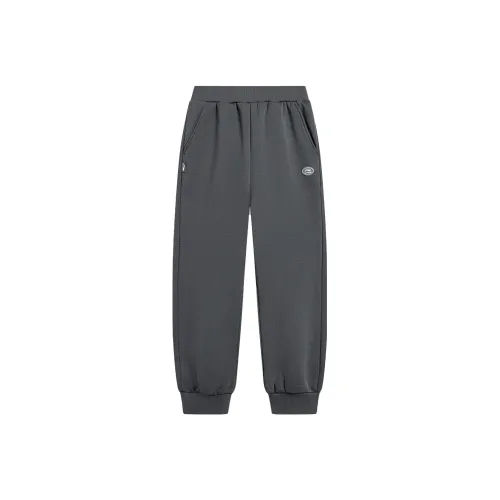 Детские LINING YOUNG Вязаные Тренировочные Штаны Тень Серый