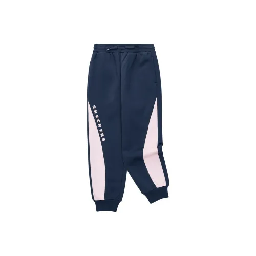 Подростки Skechers Kids Винтаж Вязаные Спортивные Штаны Темно-Синий