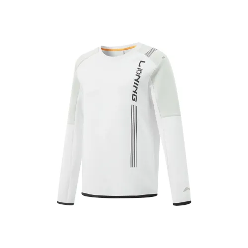 LINING YOUNG T-Рубашка Comprehensive Physical Fitness Стандартный Белый Подростки