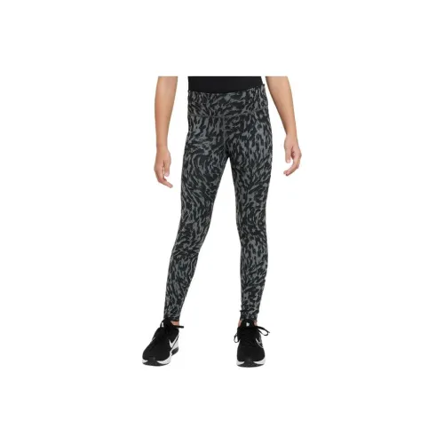 NIKE Черные Детские Леггинсы