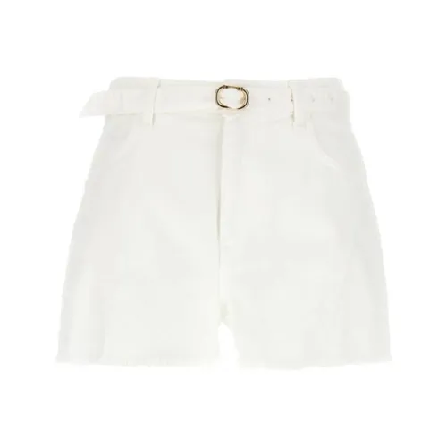 TWINSET Milano Джинсовые шорты Женские Белые