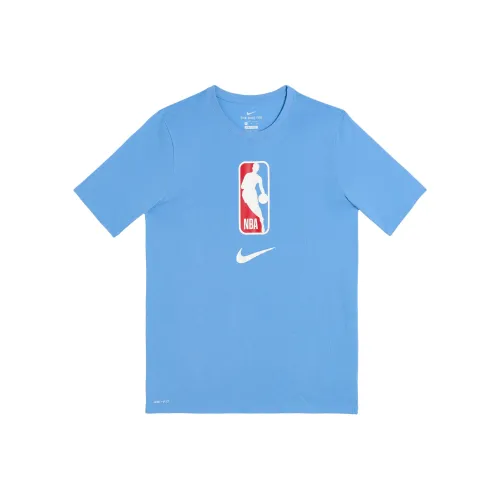 Nike x NBA Dri-Fit T-Shirt SS25 Light Blue Найк x НБА Дри-Фит Т-Рубашка SS25 Светло-Синий