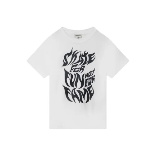 Lanvin T-рубашка FW24 Белая Детская