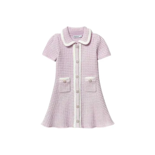 Self Портрет Детское Платье Сиреневый Дети Возраст 3-7 Лет