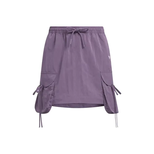 Adidas Originals Карго Юбка Короткая Женская Темно-фиолетовая