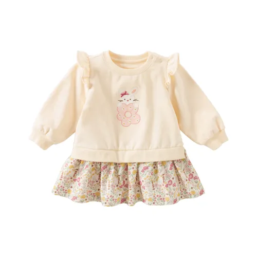 DAVE BELLA Платье Кремово-абрикосовое для малышей и детей дошкольного возраста