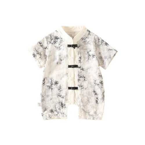 XiaoJinBu Комбинезон Бежево-черный для младенцев и малышей