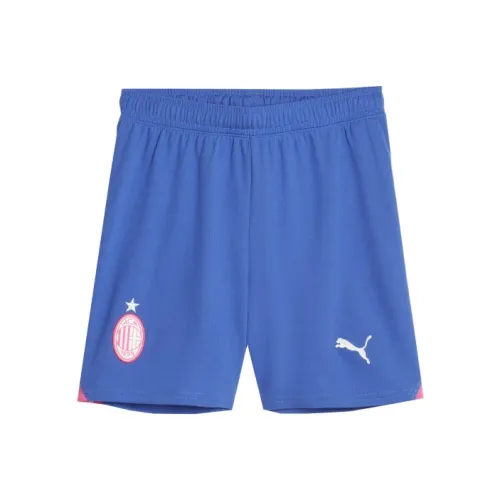 PUMA x AC Milan Коллаборация Юность Футбол Шорты Детский Синий Фиолетовый
