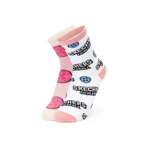 Skechers 2 шт Розовые Kids Носки