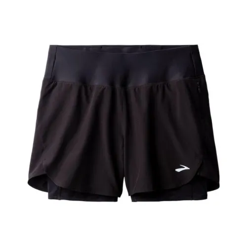 Шорты Brooks Chaser Спортивные Женские Черные