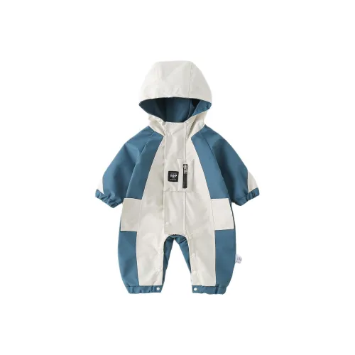 XiaoJinBu Комбинезон Павлин Синий для Младенцев и Малышей