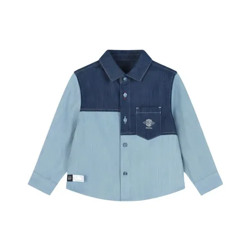 GAP Пэчворк Деним Куртка Весна Дети Возраст 3-7 лет Синий