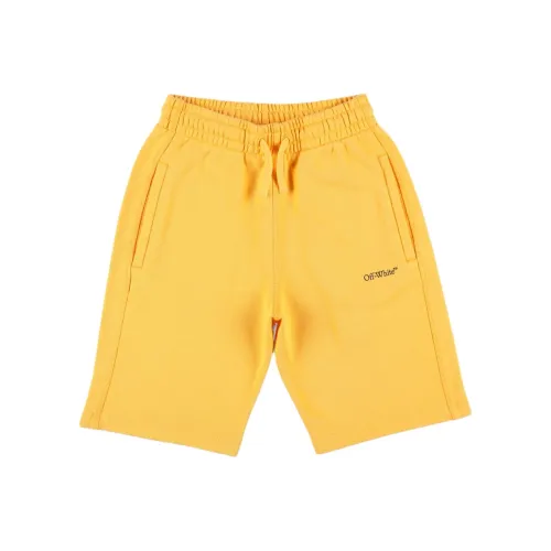 Off Белый желтый Kids Short