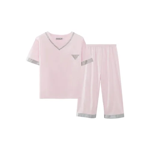 XIPOPIN Бежево-абрикосовый [Без вкладышей] Женские пижамные комплекты