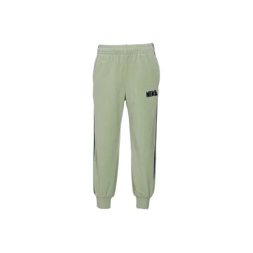 Детские 3-7 лет Nike Вязаные тренировочные штаны зеленые