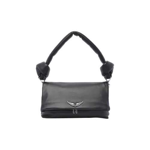 Zadig Voltaire Телячья кожа Сумка через плечо Женская Черная