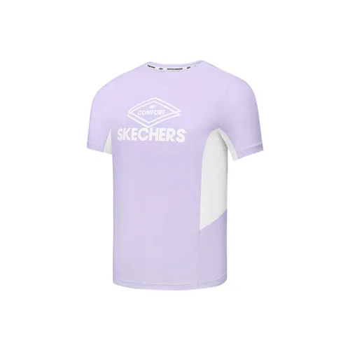 Skechers Kids T-Shirt SS25 Светлый Снег Синий 00EW Подростки