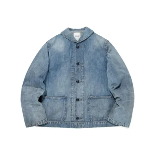 Bowwow SS25 USN M43 DUNGAREE JUMPER Шаль-воротник Куртки Пальто Унисекс