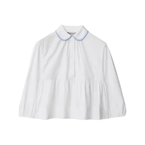Burberry Рубашка SS24 Белая Детская