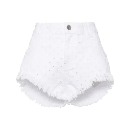 ISABEL MARANT Белые Женские Джинсовые Шорты