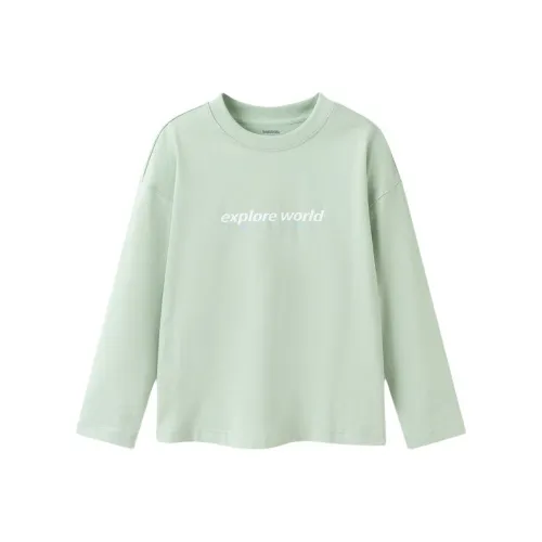 Balabala Розовый зеленый Унисекс Футболка