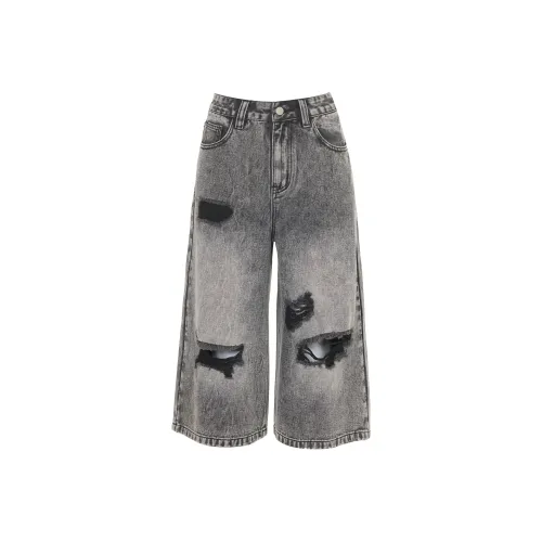 Wen Shan Джинсовые шорты Женские Черные Серые