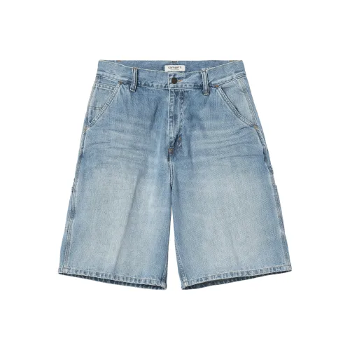 Carhartt WIP W'Single Knee SS25 W' Brandon Single Knee Короткий Джинсовые шорты Женские Светло-синий