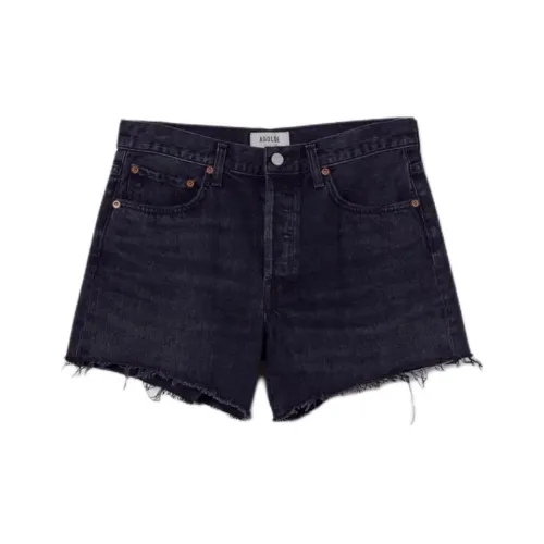 AGOLDE Джинсовые шорты Женские Черные