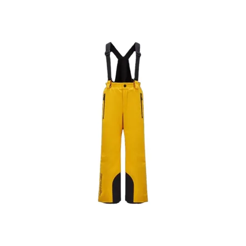 Moncler Детская одежда SKI Нагрудник Комбинезоны Детский Желтый