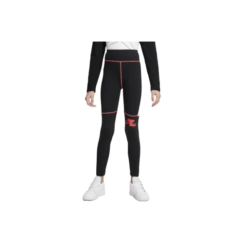 Jordan Jumpman Черные Kids Вязаные Тренировочные Штаны