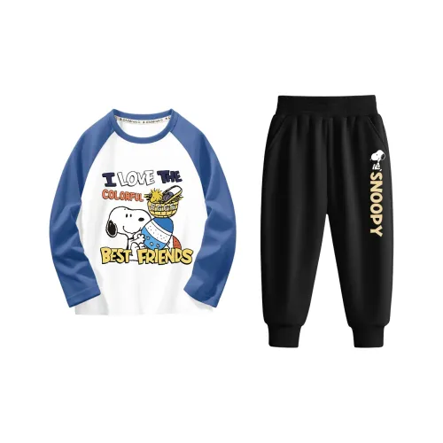 SNOOPY Повседневная спортивная одежда 2 предмета набор для детей в возрасте 3-7 лет