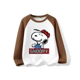 Нуби/Кофе Шапка-бини [100% хлопок, весенний-осенний, тонкий]