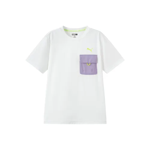 PUMA Выступление Белый Kids T Рубашки